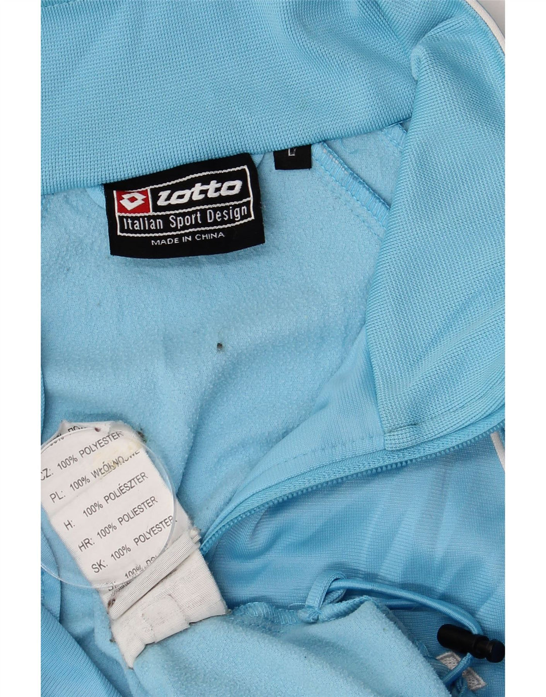 Ανδρική αθλητική φόρμα Lotto Top Jacket Large Blue Polyester
