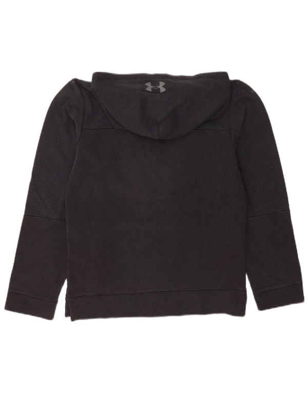Under Armour Boys Cold Gear Hoodie Jumper 11-12 Years Large Μαύρο