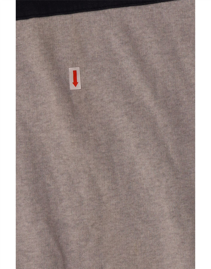 Ανδρικό γραφικό φούτερ Adidas Jumper με μεγάλο γκρι χρώμα