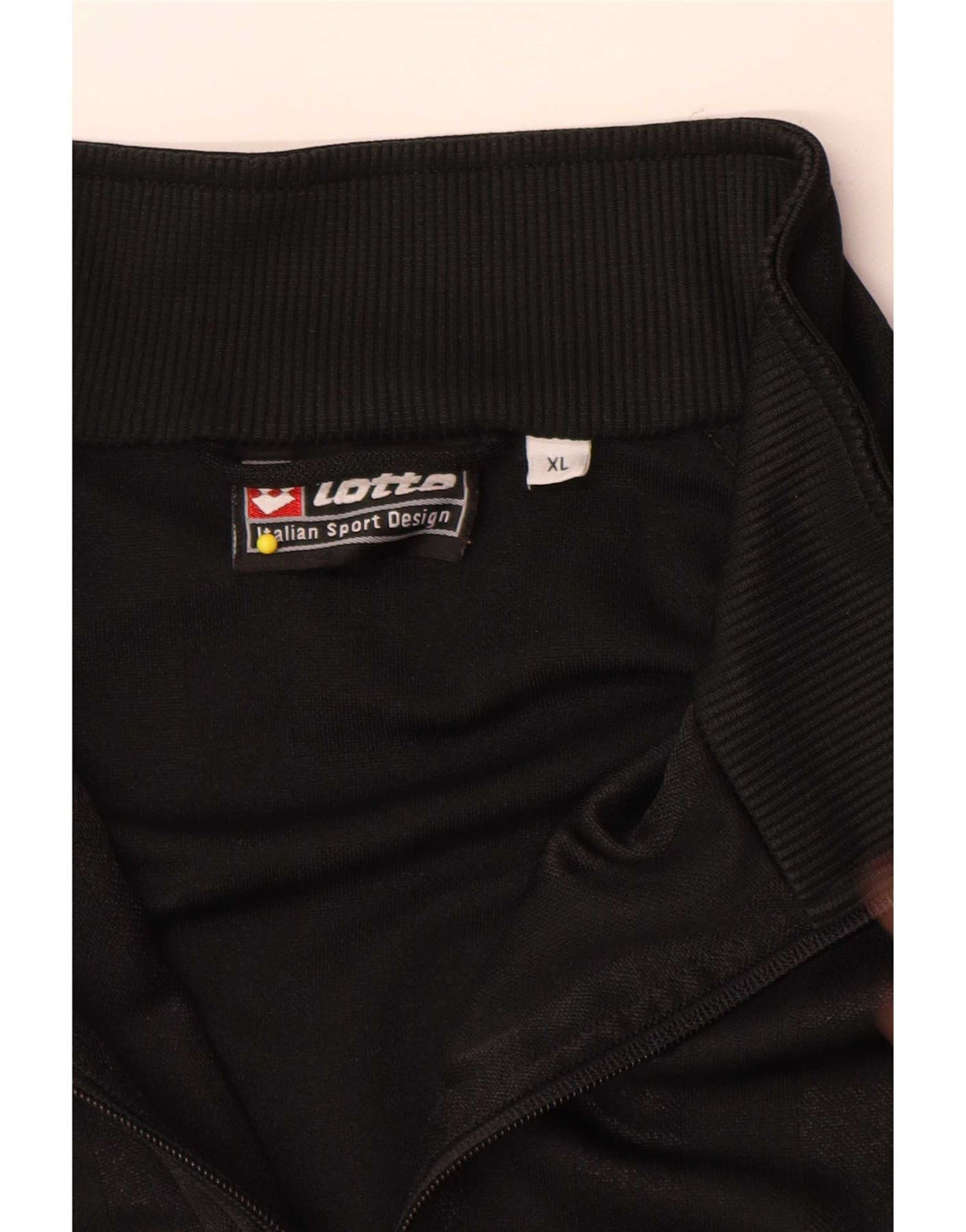 Ανδρική φόρμα Lotto Top Jacket XL Μαύρο πολυεστέρα