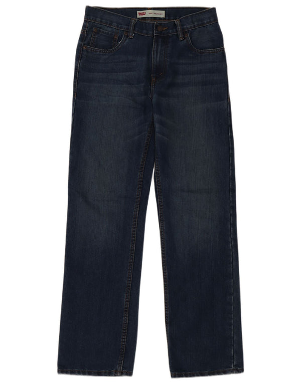 LEVI'S Boys 505 Regular Straight Jeans 15-16 ετών W28 L28 Μπλε βαμβακερό