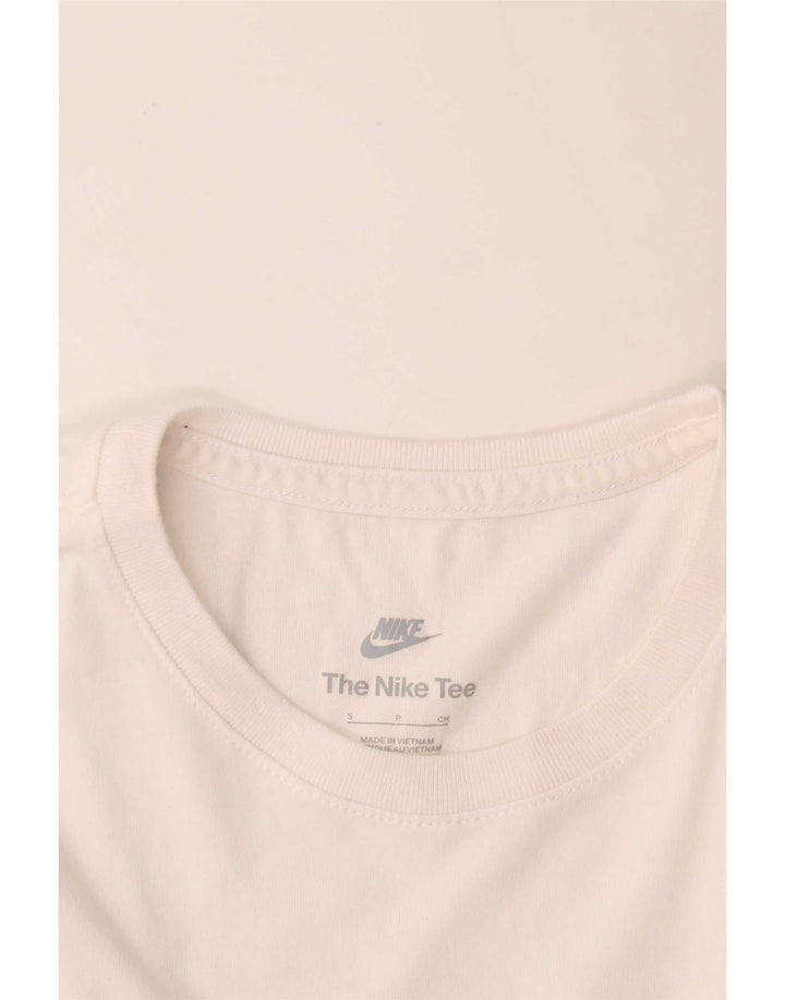 Γυναικείο γραφικό μπλουζάκι Nike Top UK 10 Small White