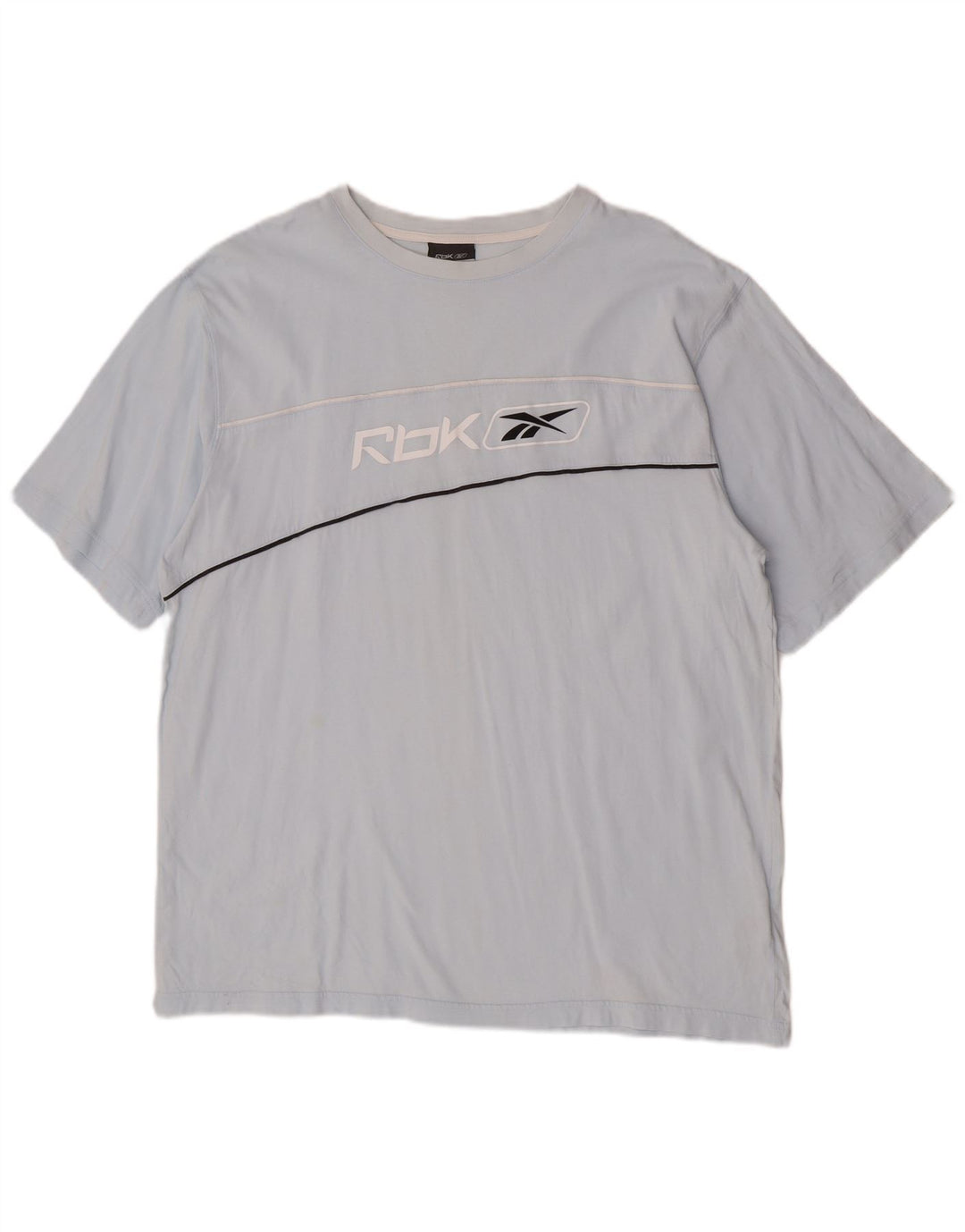 Ανδρικό γραφικό T-Shirt Reebok Top 2XL Μπλε βαμβακερό