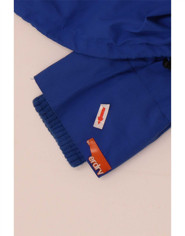 Superdry γυναικείο μπουφάν βροχής UK 12 Medium Blue Nylon