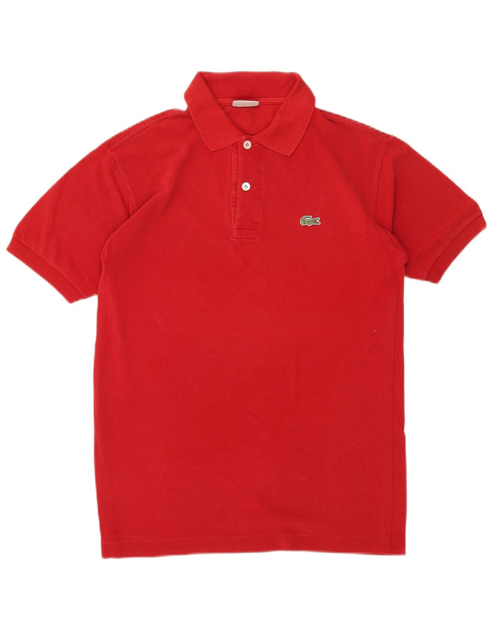 LACOSTE Mens Polo Shirt Size 4 Medium Red