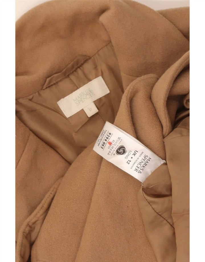 Marks & Spencer Γυναικείο Πανωφόρι UK 12 Medium Beige Νέο μαλλί