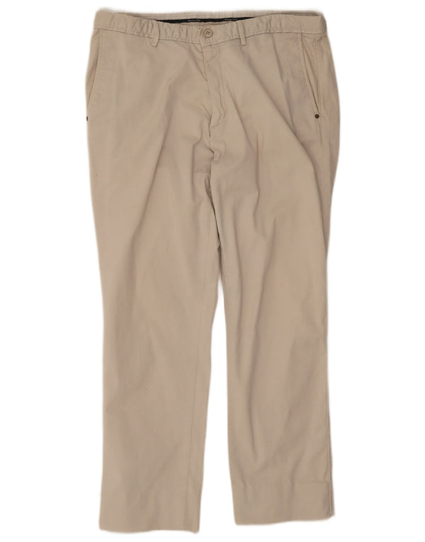 Massimo Dutti Ανδρικό Slim παντελόνι Chino EU 44 Large W34 L26 Beige
