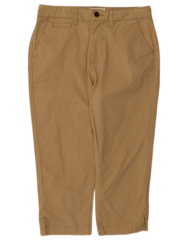 Fat Face Γυναικείο παντελόνι Capri UK 10 Small W30 L20 Beige βαμβακερό