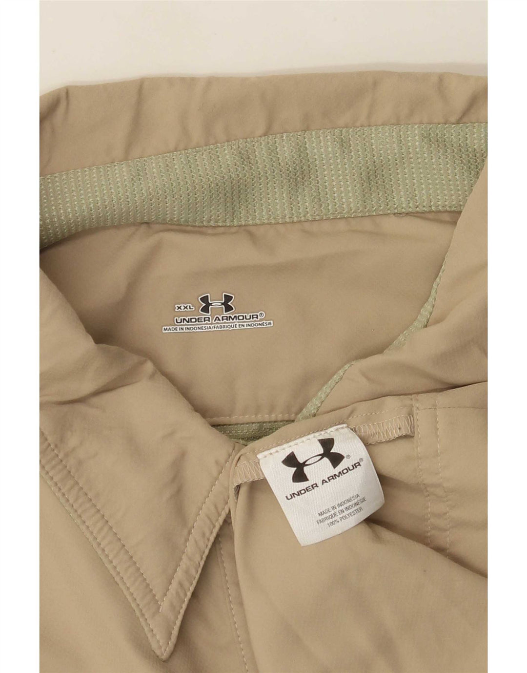 Ανδρικό πουκάμισο Under Armour 2XL Beige Polyester