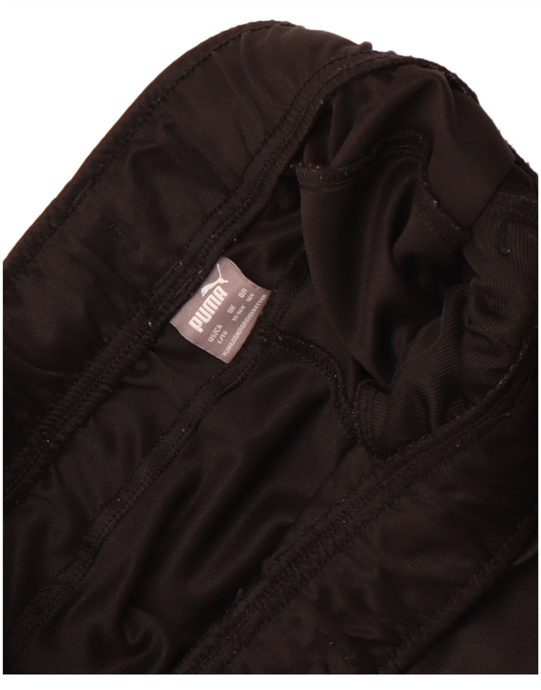 Puma Boys Tracksuit Trousers Joggers 13-14 Years Μαύρο