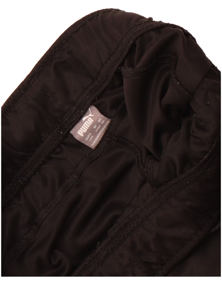 Puma Boys Tracksuit Trousers Joggers 13-14 Years Μαύρο