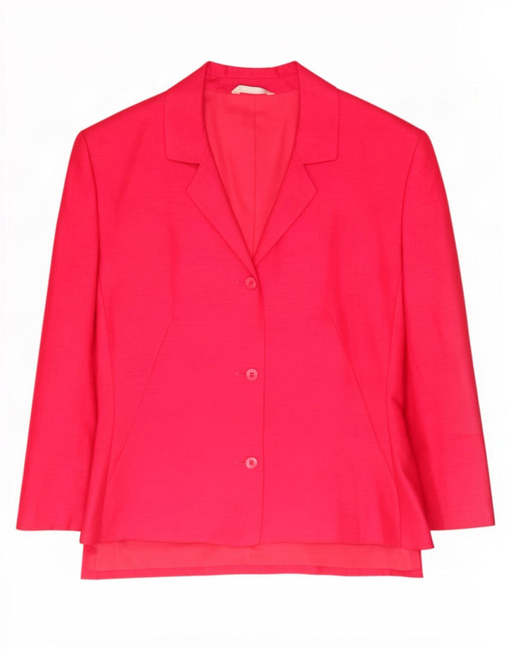 Marks & Spencer Γυναικείο μπουφάν blazer UK 16 μεγάλο ροζ πολυεστέρας
