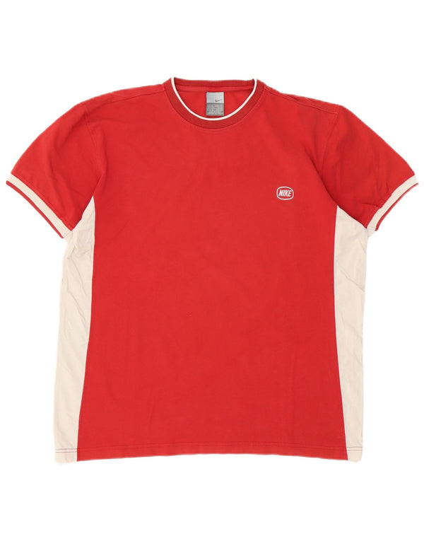 Ανδρικό T-Shirt Nike Top UK 45/47 XL Red Colourblock