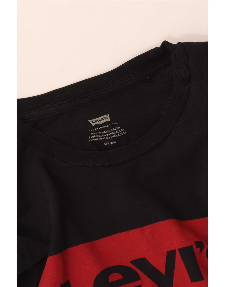 Ανδρικό γραφικό T-Shirt Levi's Top Small Black