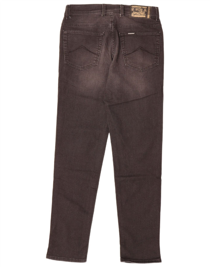 Carrera Mens 700 Regular Straight Jeans W31 L32 Γκρι βαμβακερό