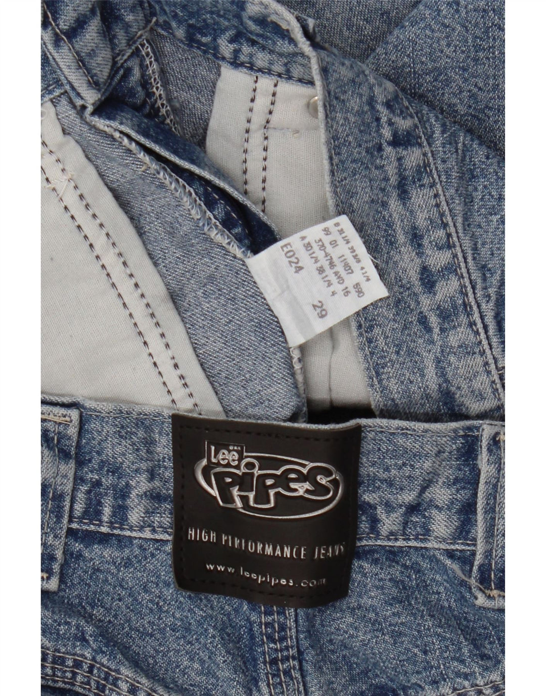 Γυναικείο τζιν σορτς LEE W29 μεσαίο μπλε βαμβακερό