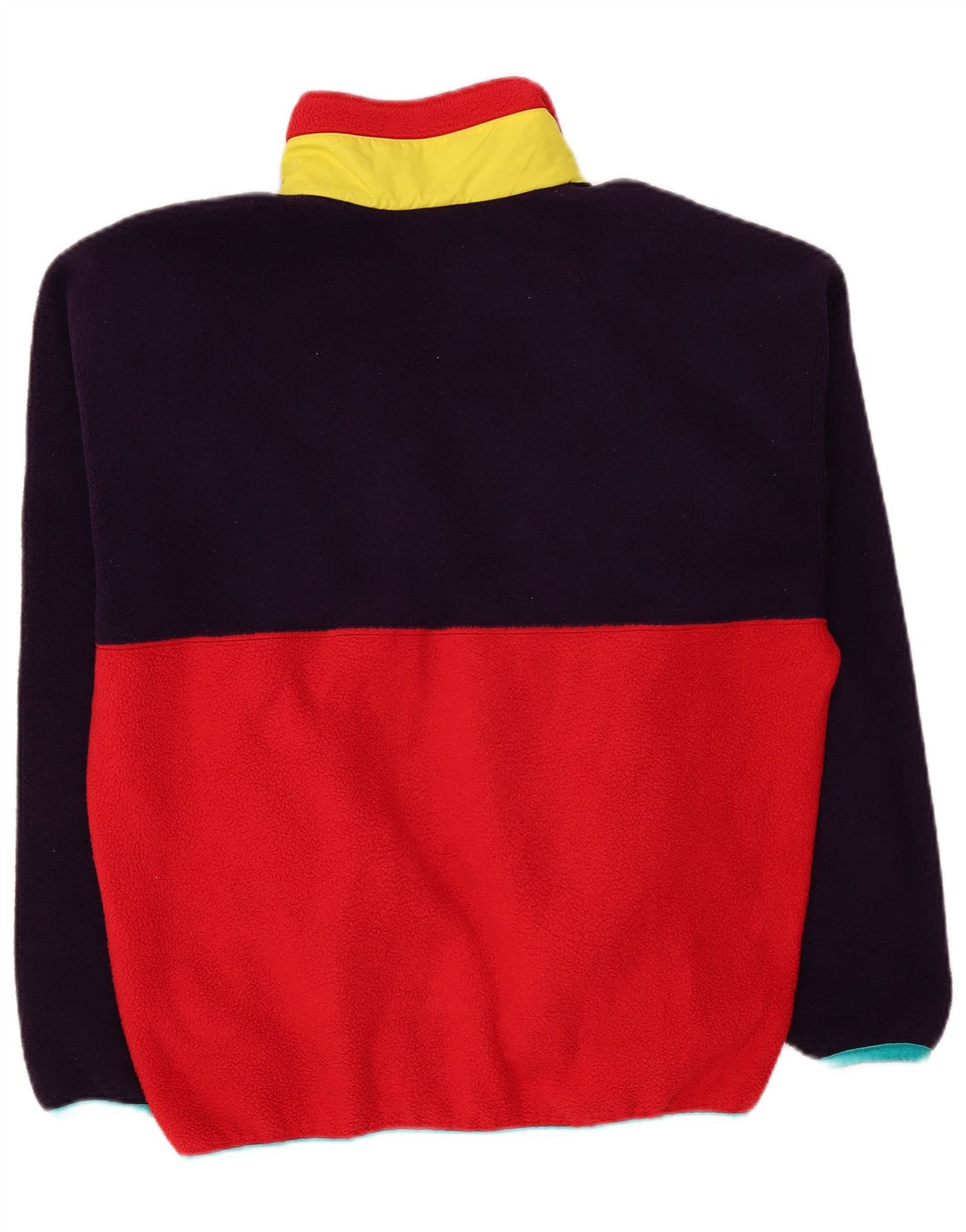 Sergio Tacchini Ανδρικό κουμπιά λαιμό Fleece Jumper Μεγάλο κόκκινο χρώμα