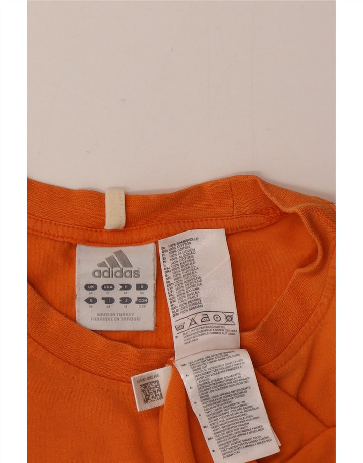 Ανδρικό T-Shirt Adidas Top Βαμβακερό μεσαίο πορτοκαλί