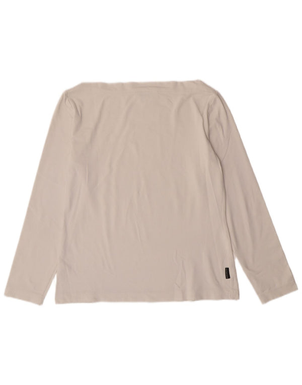 Sportmax Γυναικείο Crop Μακρυμάνικο UK 12 Medium Off White Polyamide