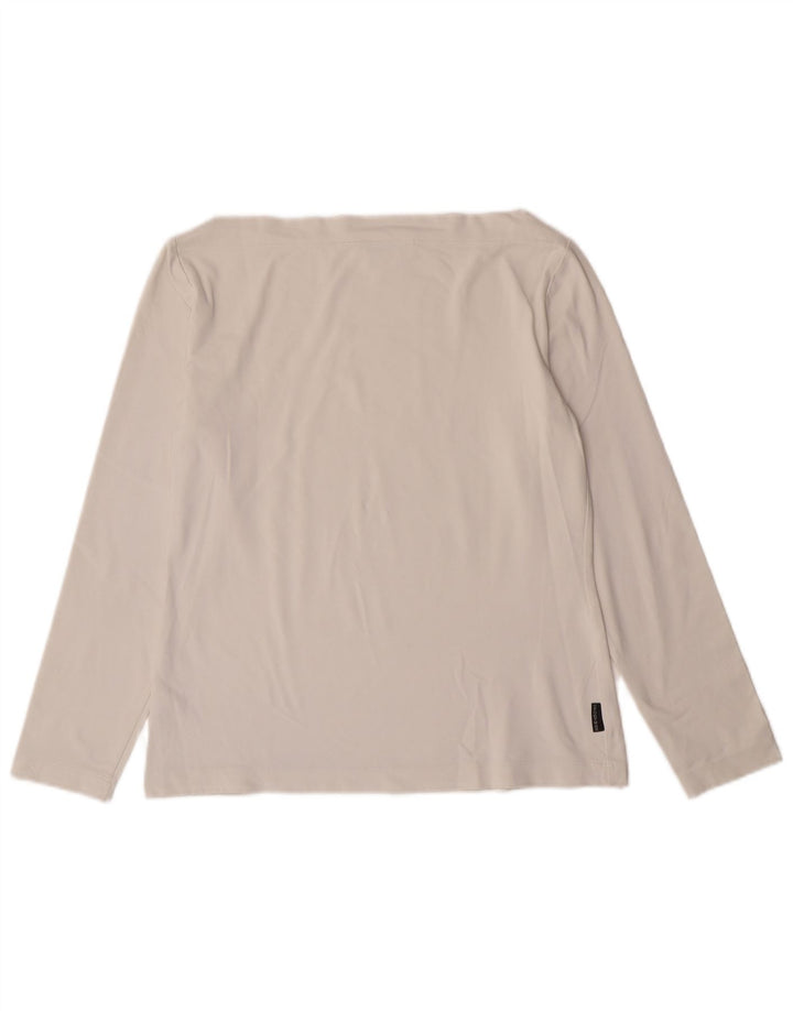 Sportmax Γυναικείο Crop Μακρυμάνικο UK 12 Medium Off White Polyamide