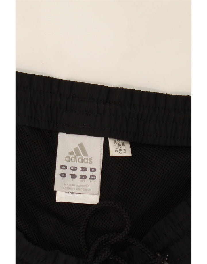 ADIDAS Mens Tracksuit Trousers Large Black Polyester Vintage Adidas and Second-Hand Adidas from Messina Hembry 