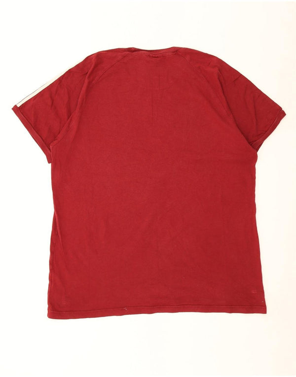 Ανδρικό T-Shirt Adidas Top XL Κόκκινο βαμβακερό