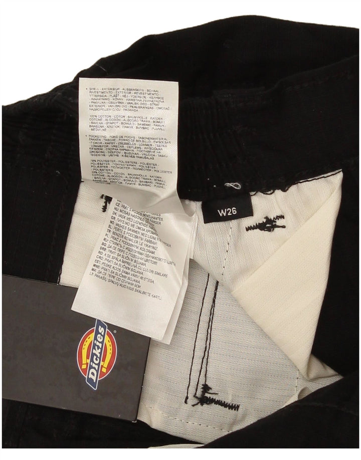 DICKIES Ανδρικό ίσιο παντελόνι Cargo W26 L28 Μαύρο βαμβακερό