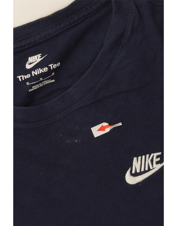 Ανδρικό μπλουζάκι Nike, μεσαίο μπλε, βαμβακερό
