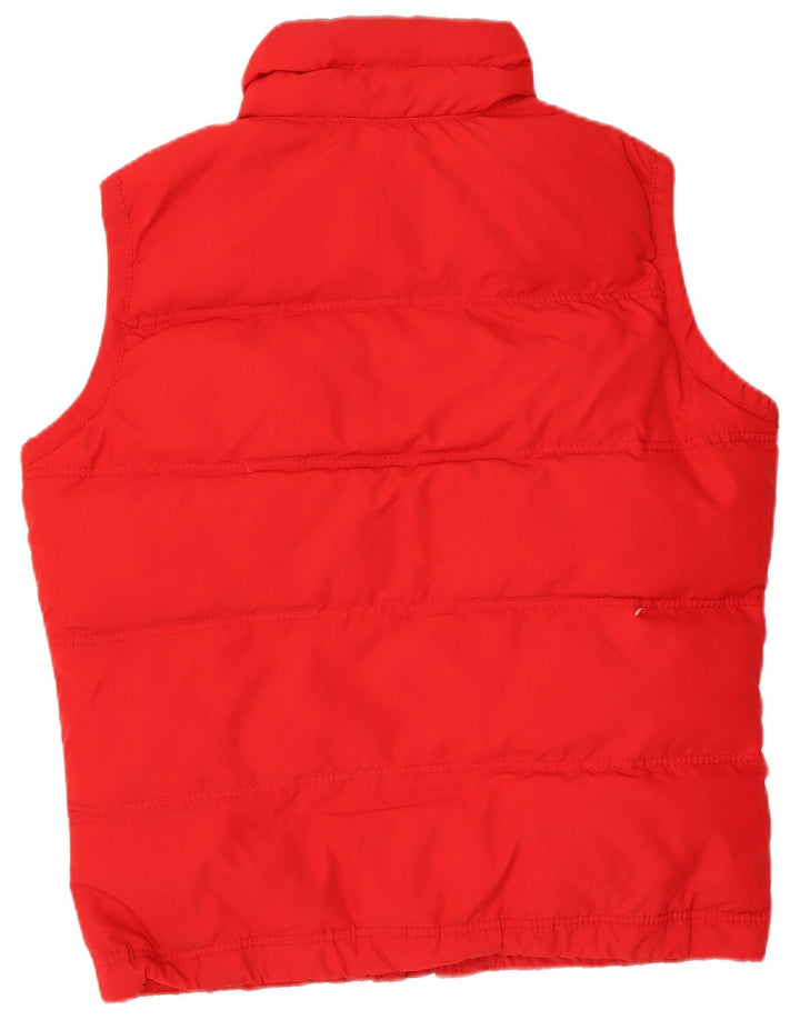 Hollister Ανδρικό padded Gilet UK 40 Large Red Polyester