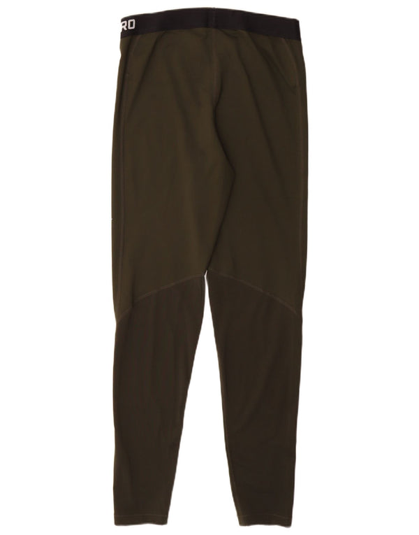 Γυναικεία γραφικά κολάν NIKE Dri Fit UK 14 Large Khaki Polyester