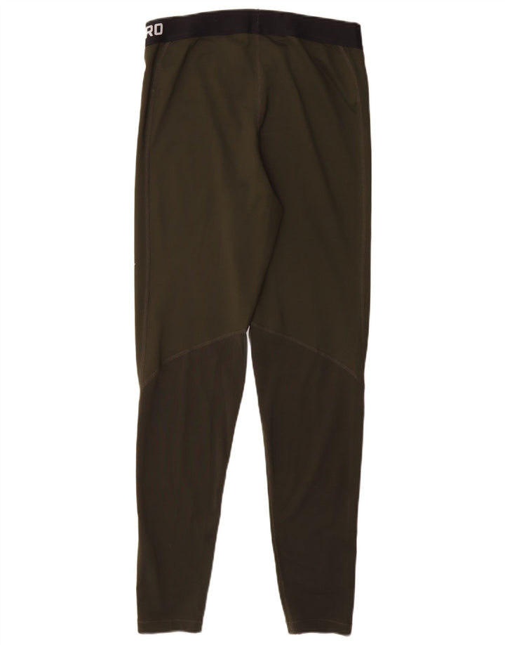 Γυναικεία γραφικά κολάν NIKE Dri Fit UK 14 Large Khaki Polyester