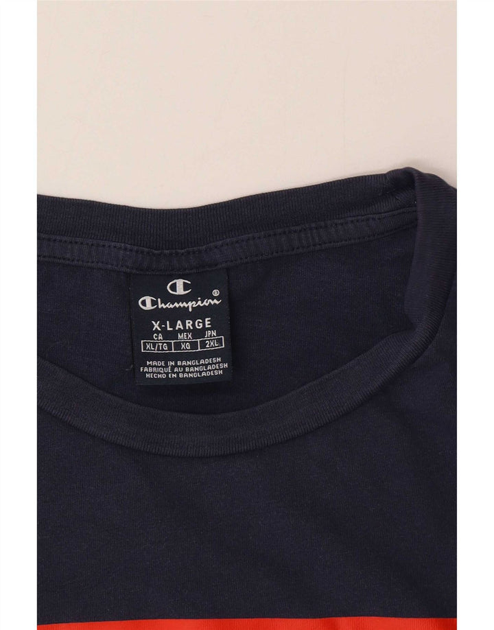 Ανδρικό T-Shirt Champion Graphic Top XL Navy Blue