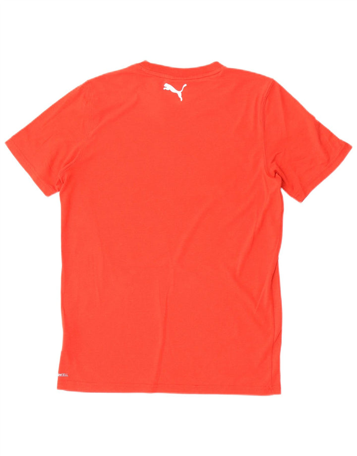 Ανδρικό γραφικό T-Shirt Puma Top Μικρό κόκκινο πολυεστέρα