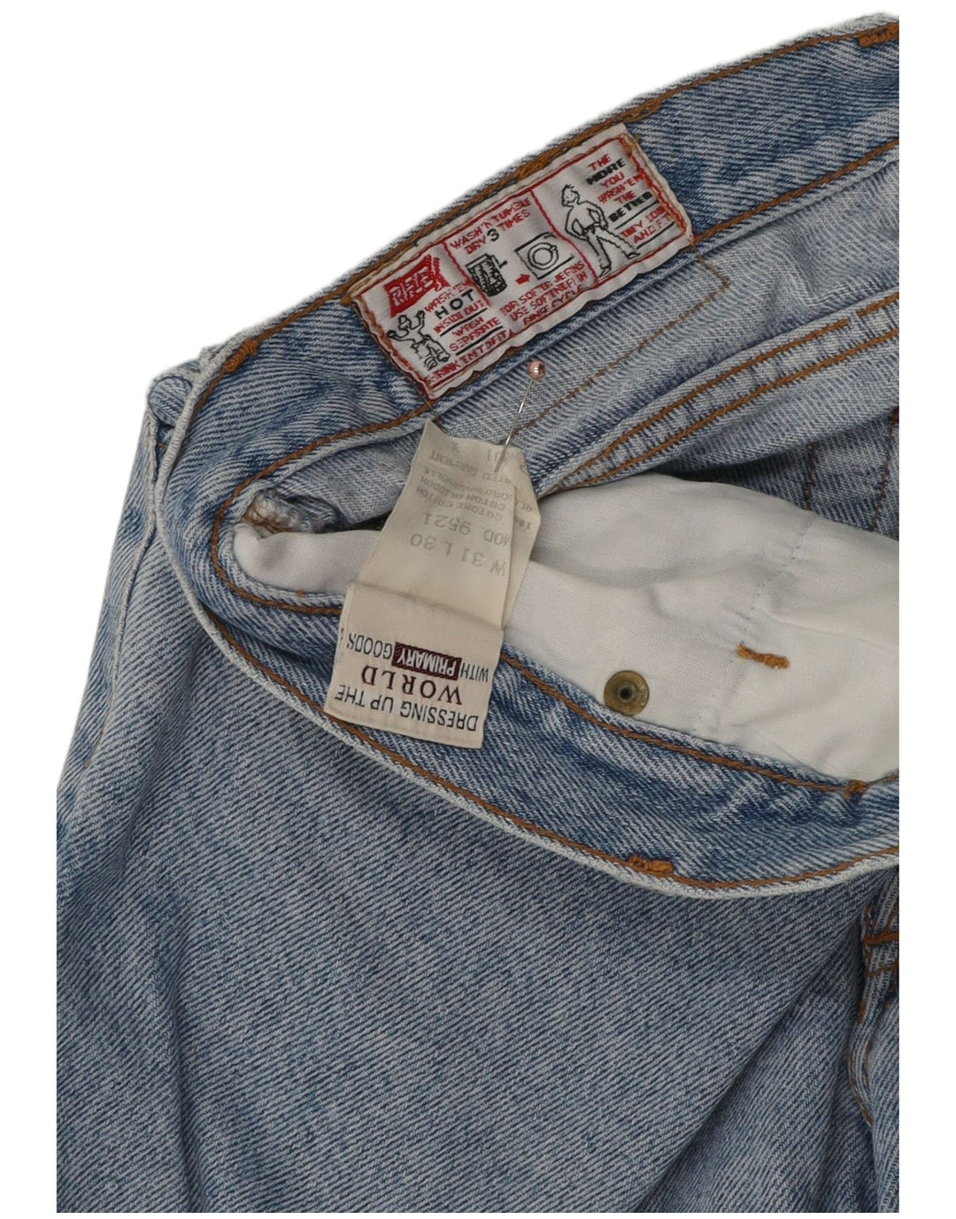 Rifle Γυναικείο Tapered Jeans W31 L27 Μπλε βαμβακερό