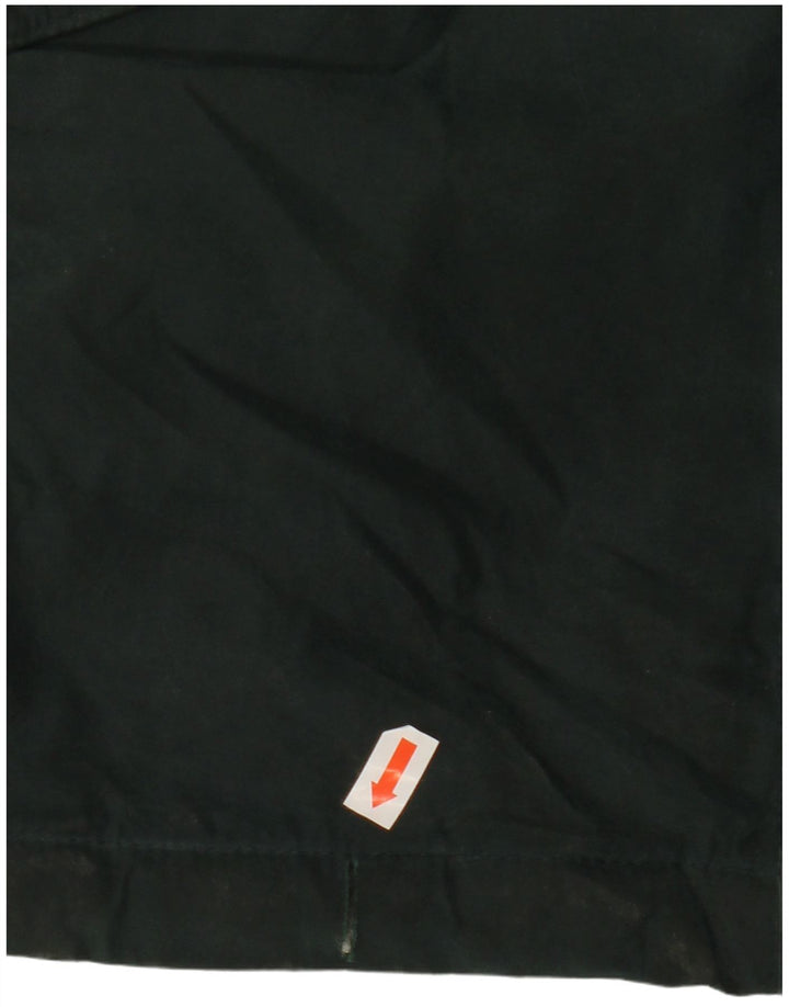 LONDON FOG Γυναικείο μπουφάν με κουκούλα αντιανεμικό UK 14 Μεσαίο πράσινο πολυεστέρα