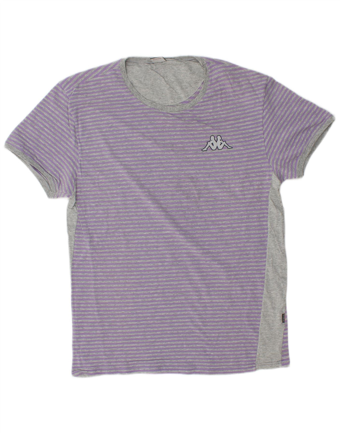 KAPPA Ανδρικό T-Shirt Top XL Purple Pinstripe Βαμβακερό