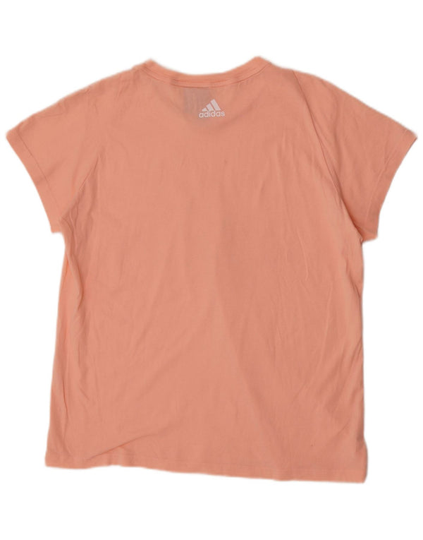 Γυναικείο γραφικό T-Shirt Adidas Top UK 20/22 XL Pink