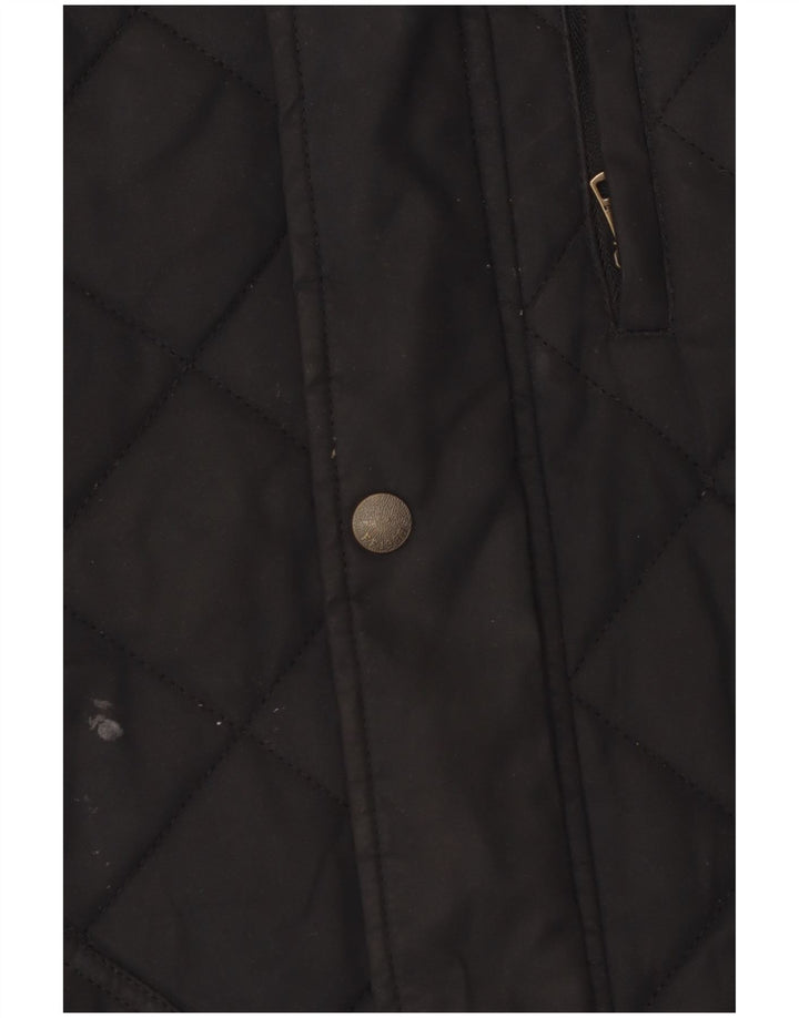 Fat Face Ανδρικό καπιτονέ Gilet UK 42 XL Μαύρος Πολυεστέρας