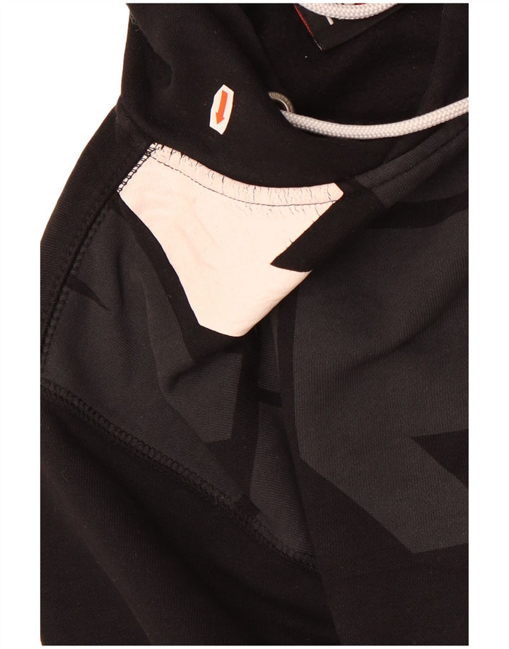 Sneaker Freak Mens Graphic Hoodie Jumper Small Black
