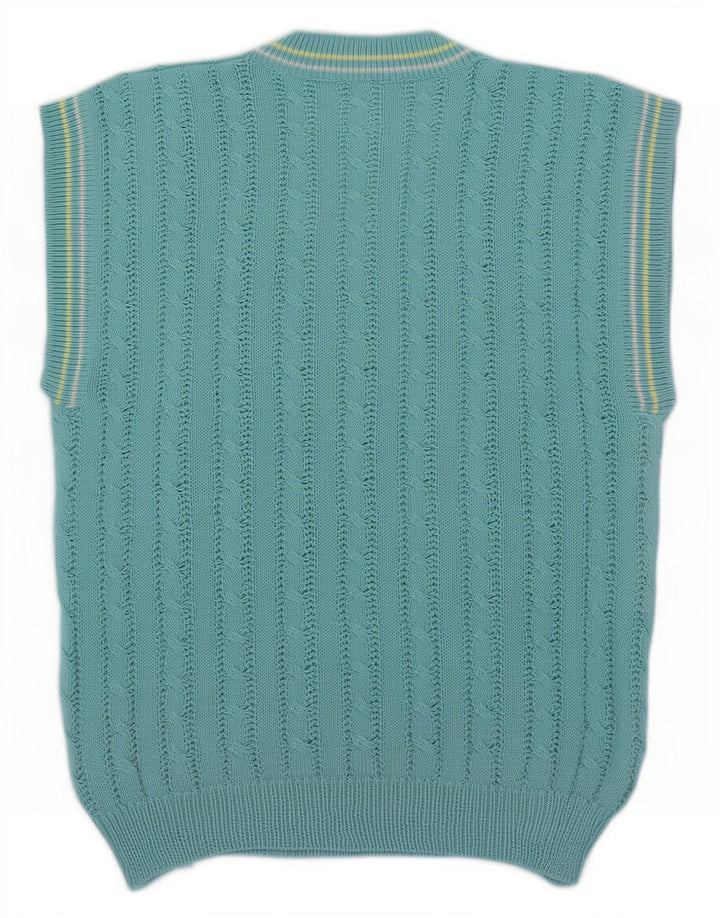 Vintage ανδρικό γιλέκο Tank Top IT 52 Μεγάλο Μπλε Πολυακρυλικό