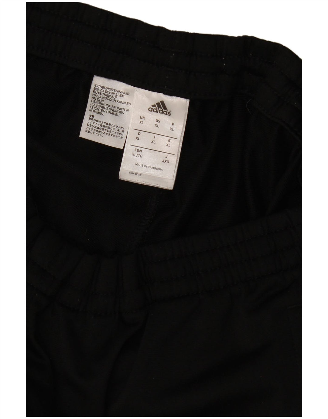 Ανδρική φόρμα Adidas Παντελόνι Joggers XL Μαύρο Πολυεστέρα