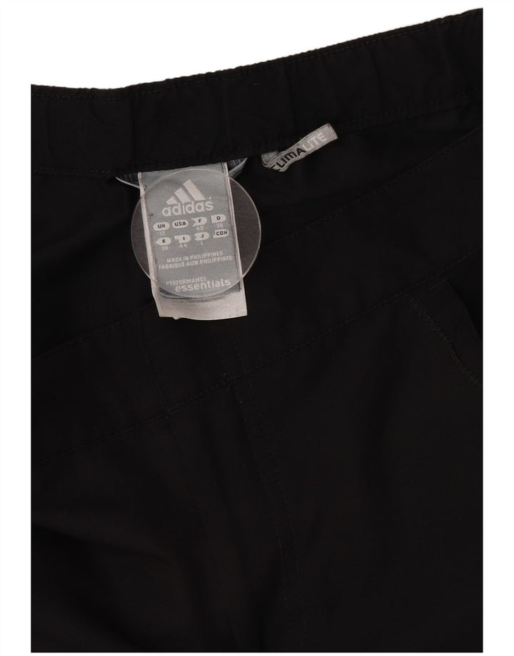Γυναικείο αθλητικό σορτς Adidas Climalite UK 12 μεσαίο μαύρο πολυεστέρα