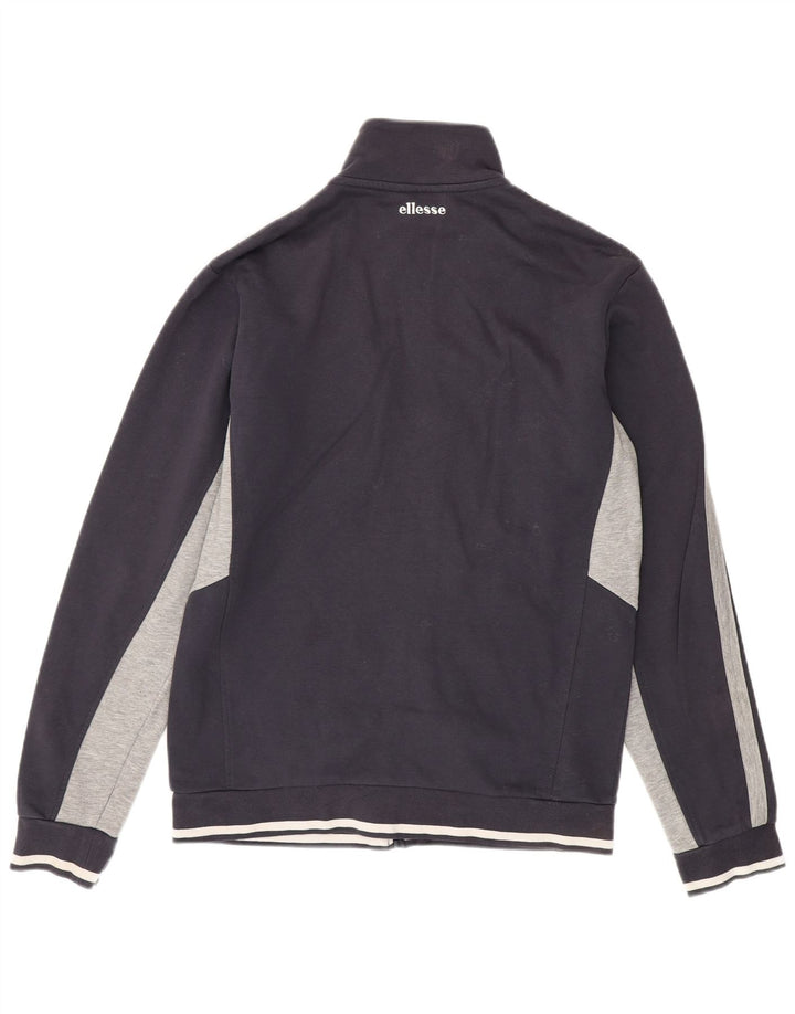 Ανδρική φόρμα γυμναστικής Ellesse Top Jacket XL Navy Blue Colourblock Βαμβακερό