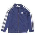 Adidas Boys αθλητική φόρμα Top Jacket 6-7 Years Navy Blue Polyester