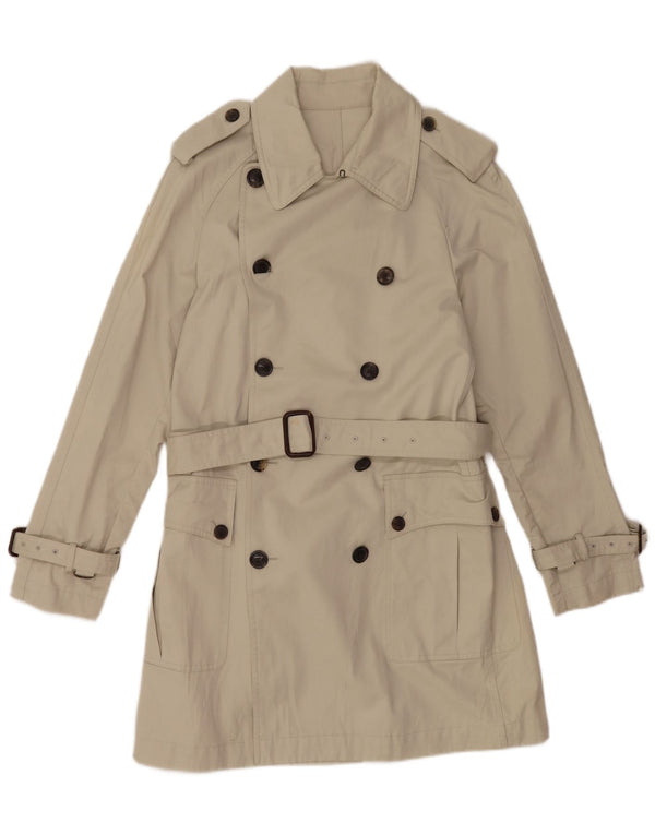 Mauro Grifoni Ανδρική καμπαρντίνα IT 48 Βαμβακερό Μεσαίο Εκρού