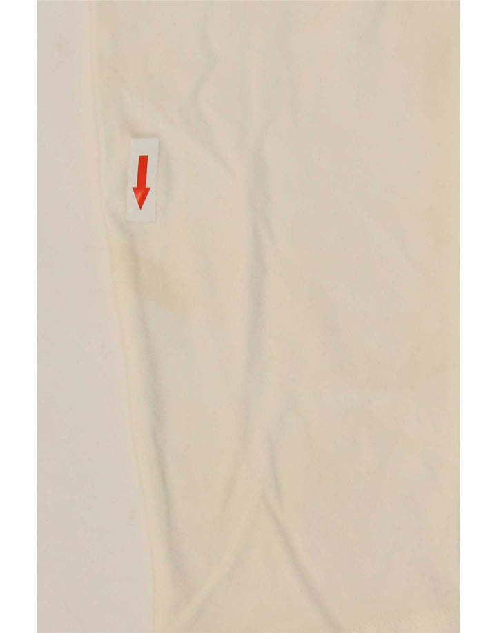 Max Mara Γυναικείο T-Shirt Top UK 10 Small White Viscose