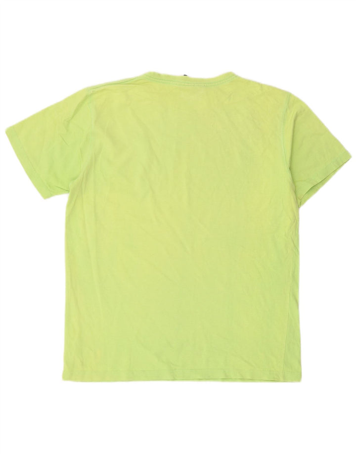 Ανδρικό γραφικό T-Shirt Animal Top Μεσαίο πράσινο βαμβακερό