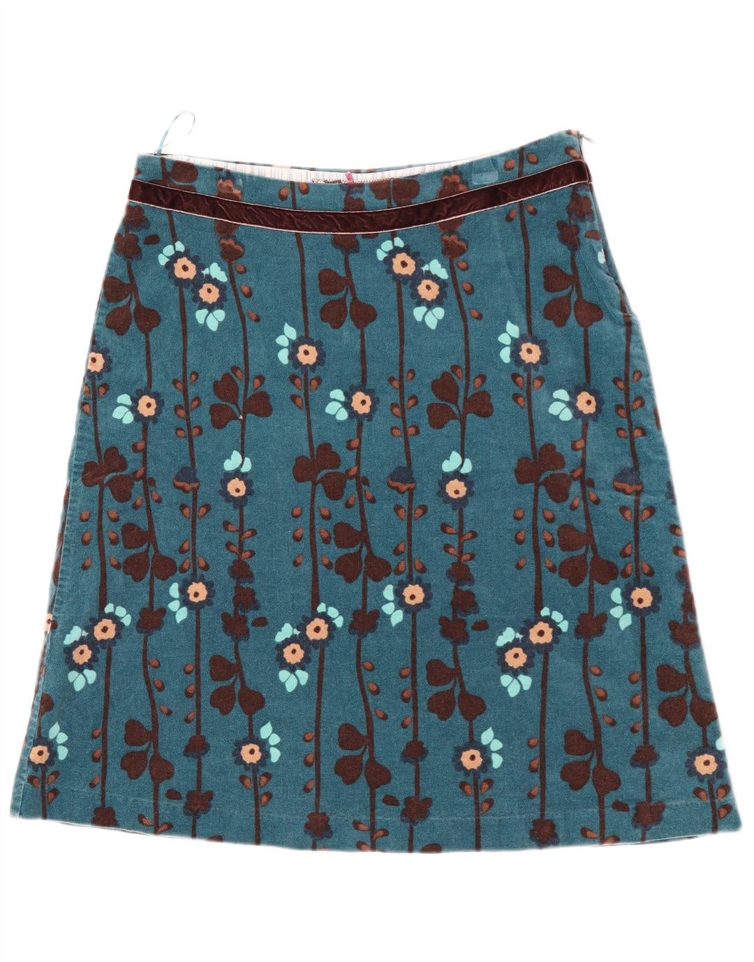 White Stuff Γυναικεία Φούστα Α-Line UK 12 Medium W30 Blue Floral