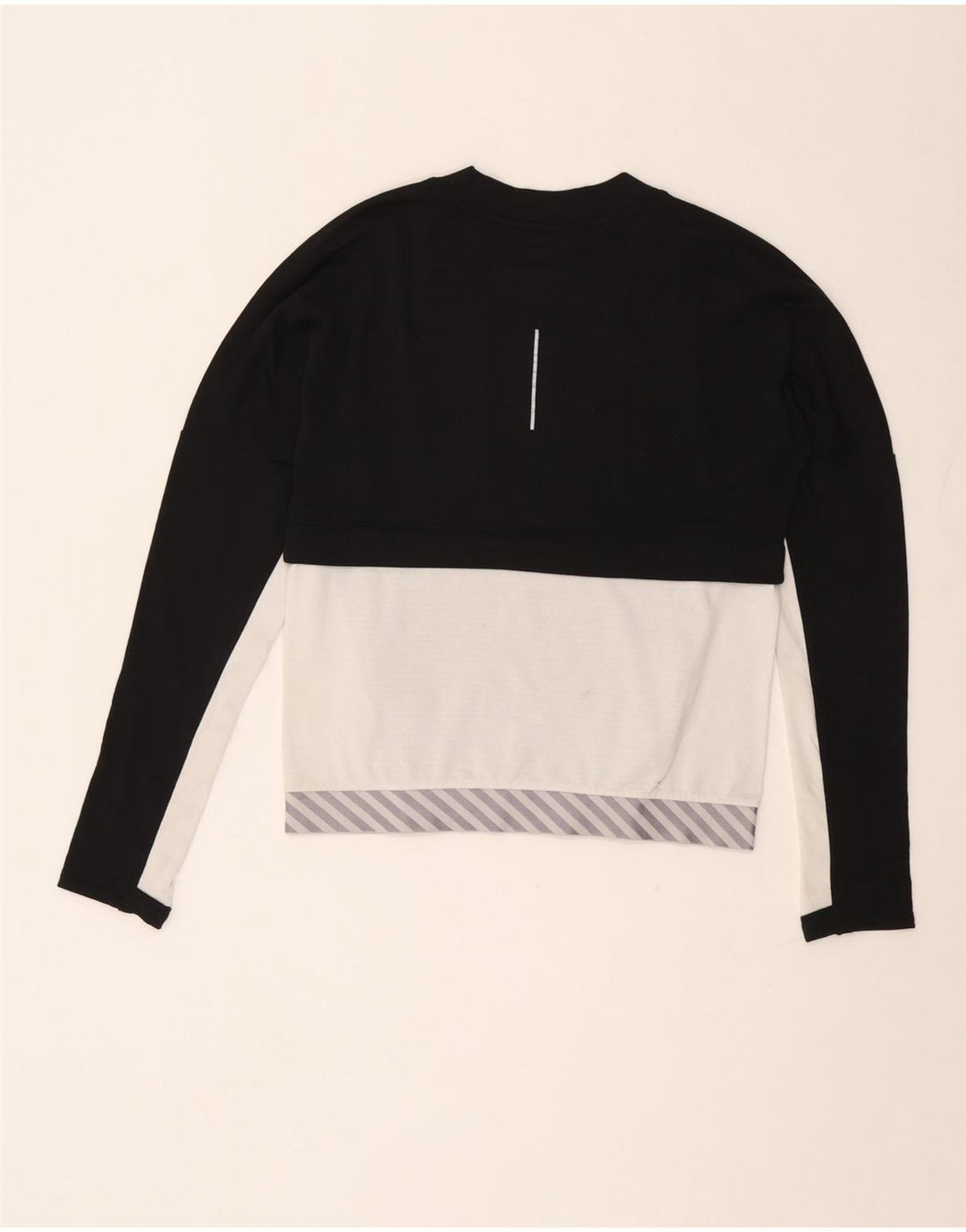 Nike Γυναικεία μπλούζα για τρέξιμο με μακρύ μανίκι UK 6 XS μαύρο πολυεστέρας