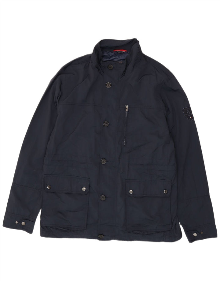 TOMMY HILFIGER Ανδρικό Utility Jacket UK 42 XL Navy Blue Polyester